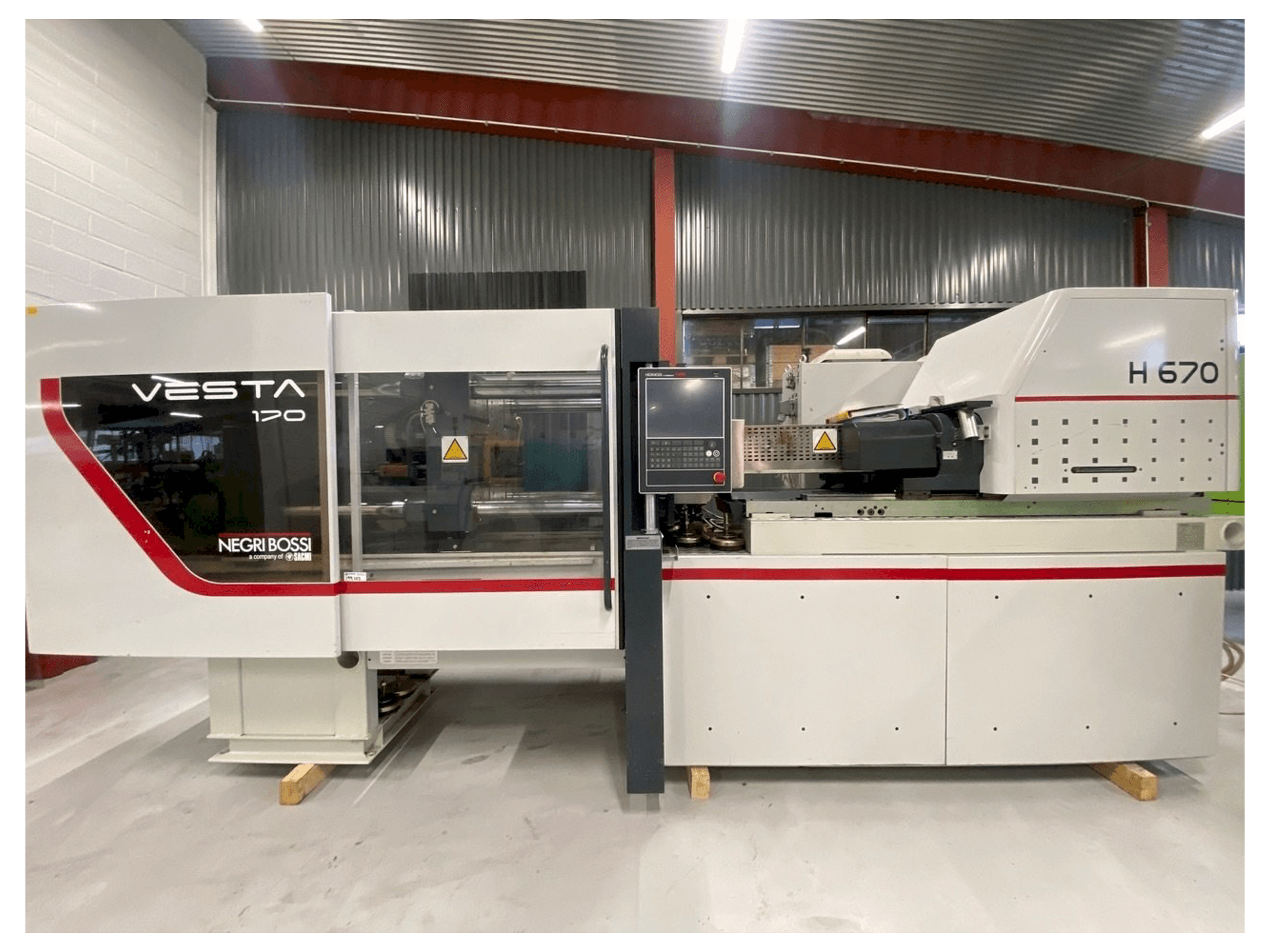 Front view of Negri Bossi VE170, M151 machine