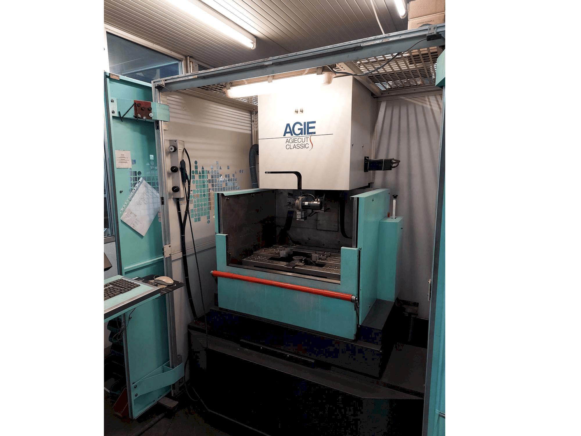 Front view of AGIE Agiecut Classic 2S machine