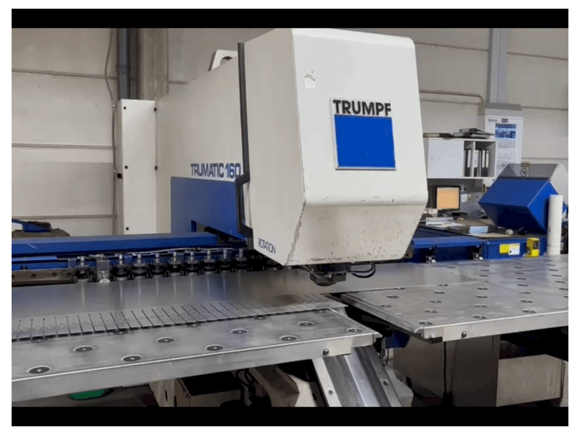 Front view of Trumpf Trumatic 160 machine