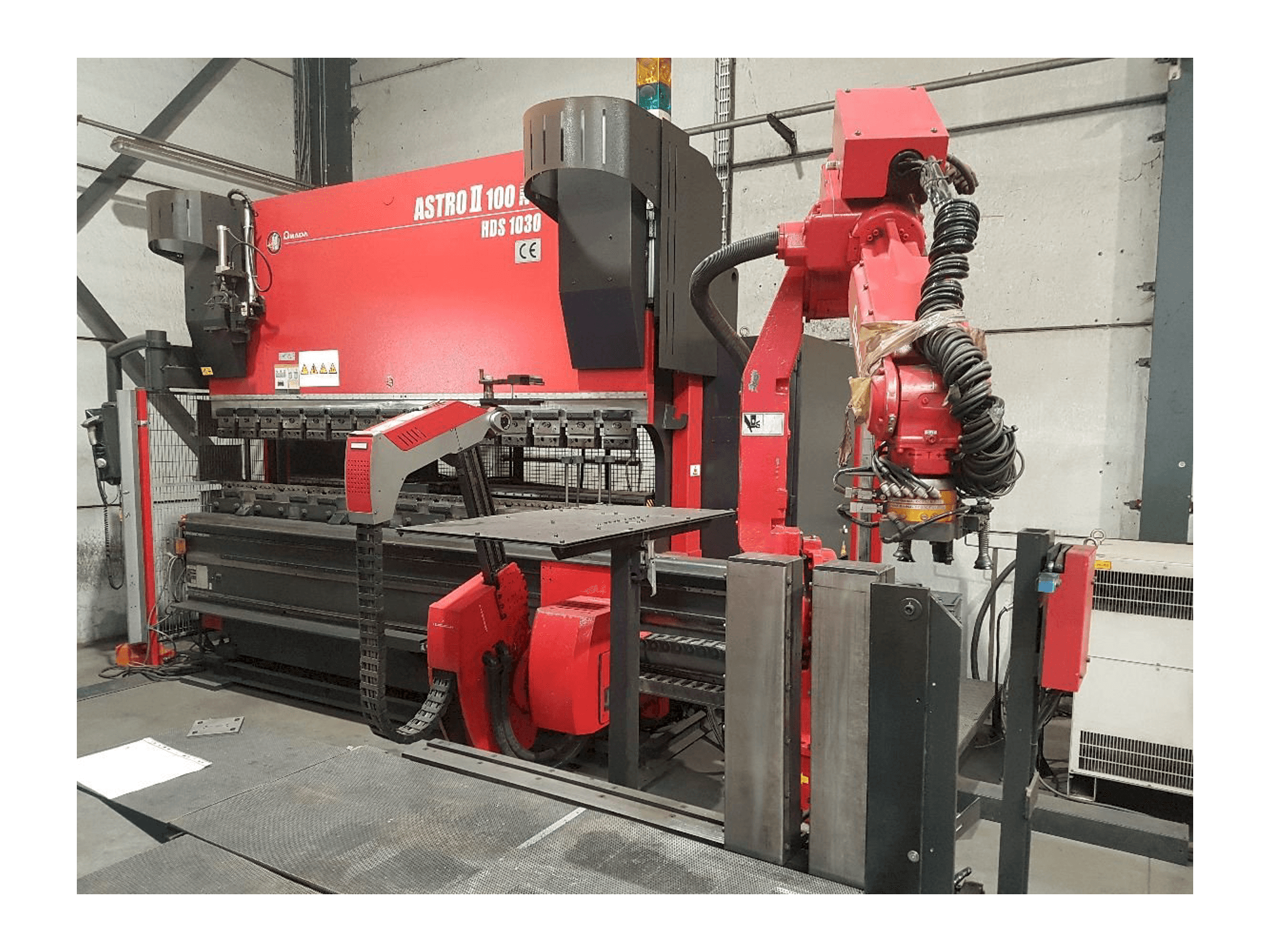 Front view of AMADA Astro II 100NT HDS 1030 machine