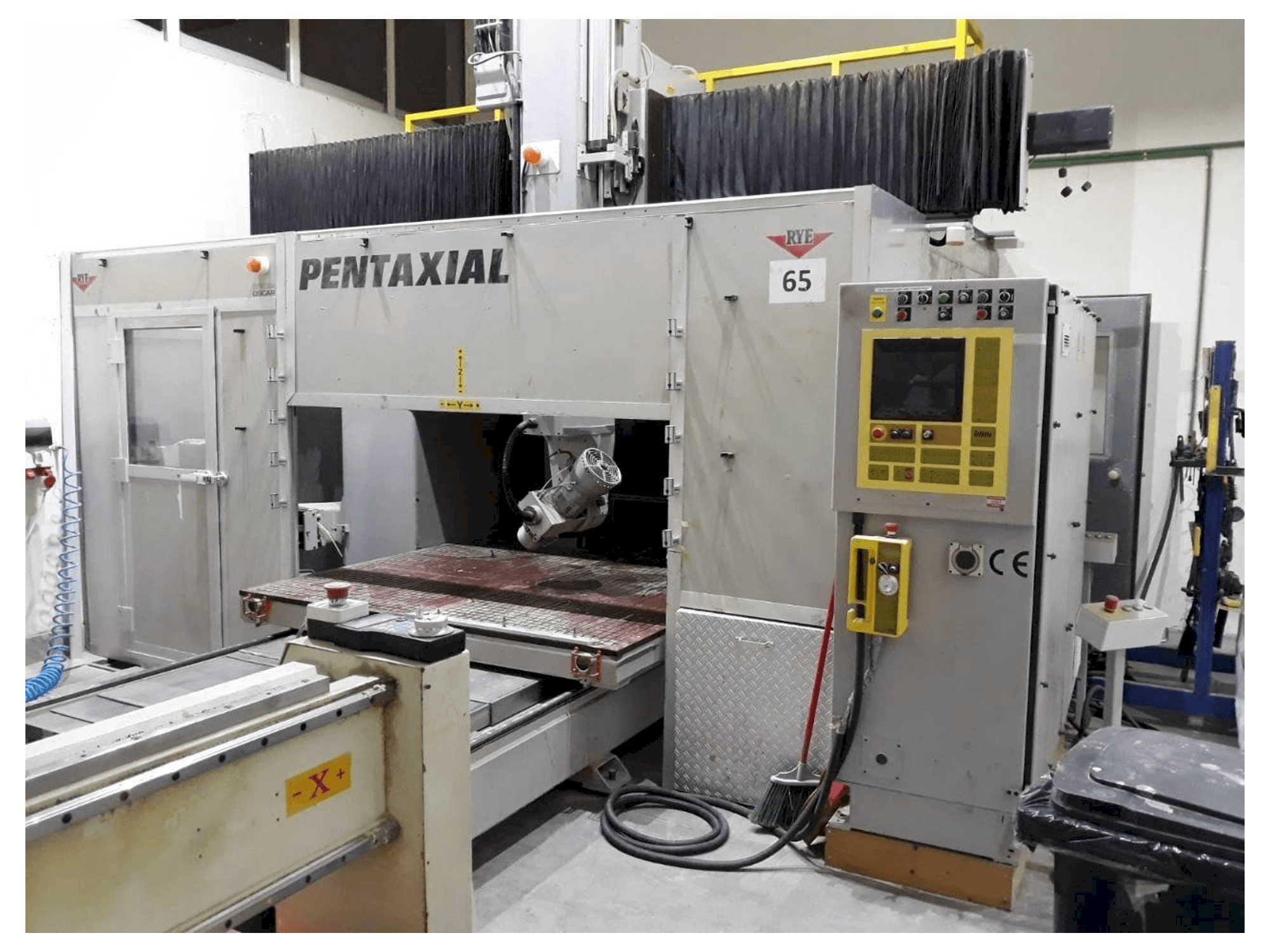 Front view of Rye Pentaxial 1710TP machine