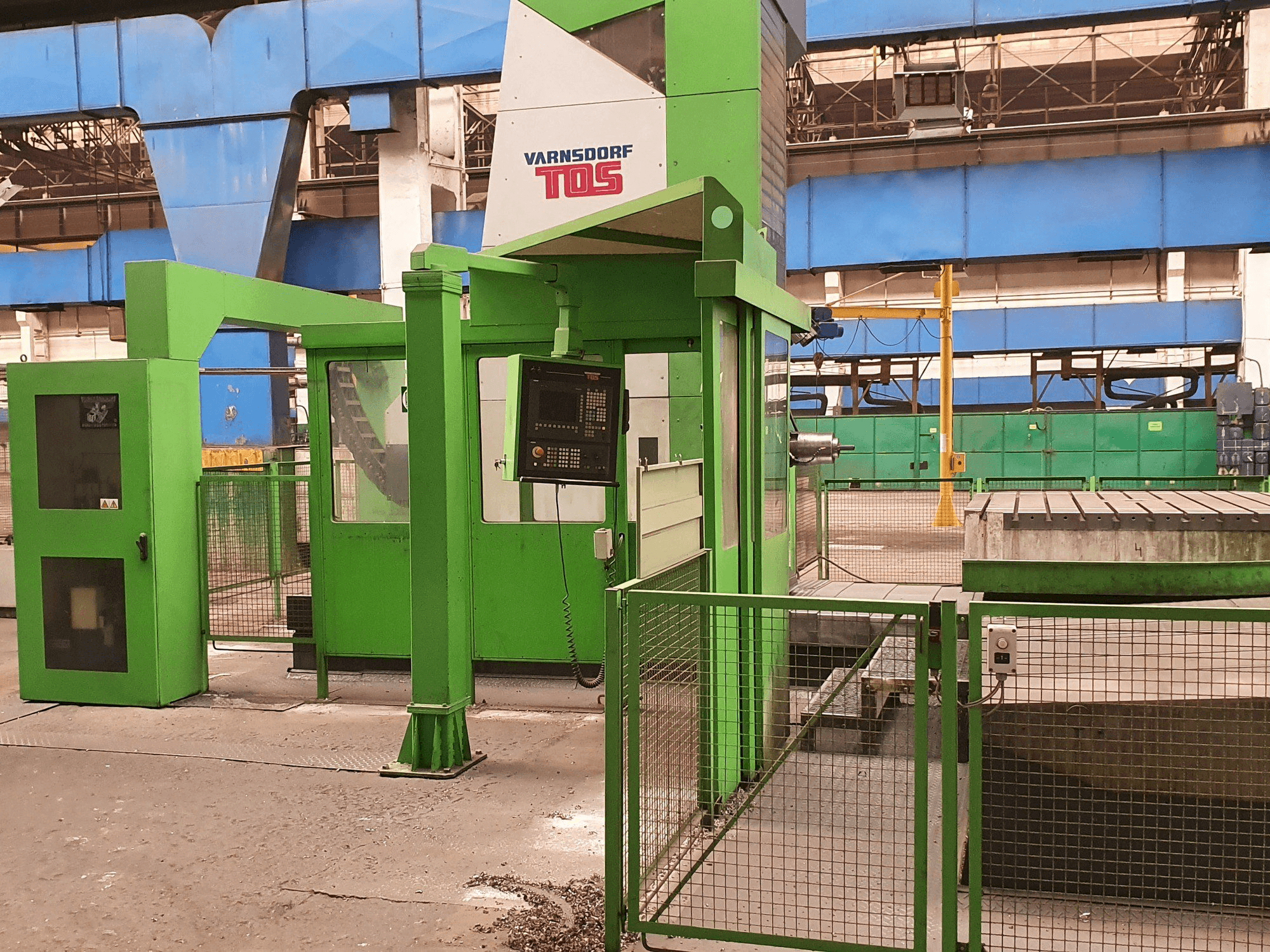 Front view of TOS VARNSDORF WHN 13 CNC machine
