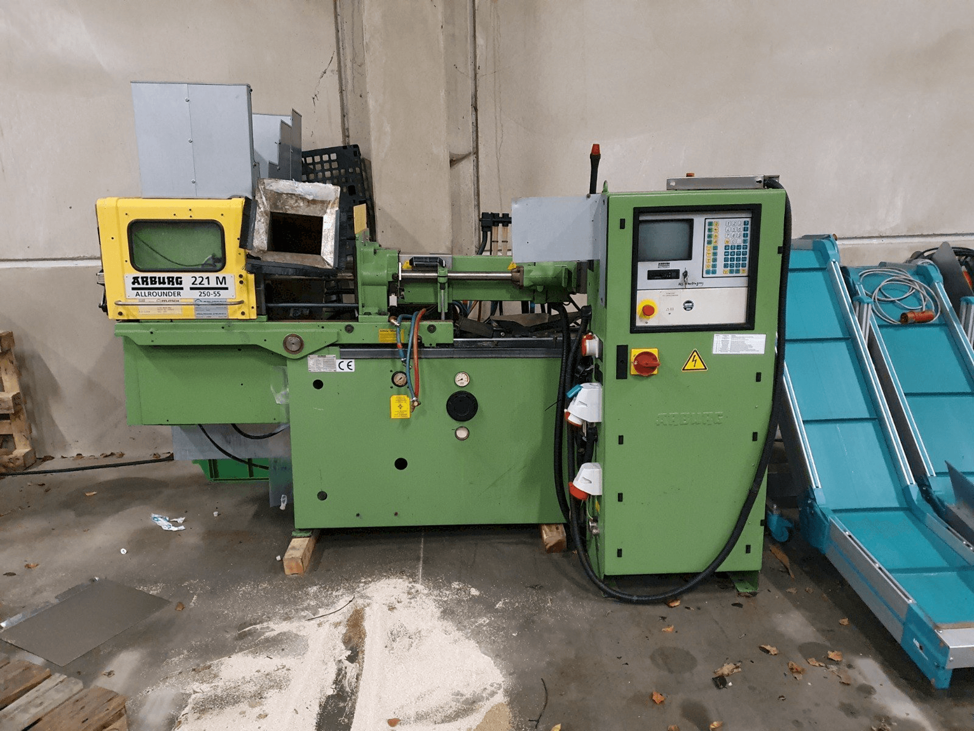 Front view of Arburg Allrounder 221 M 250-55 machine