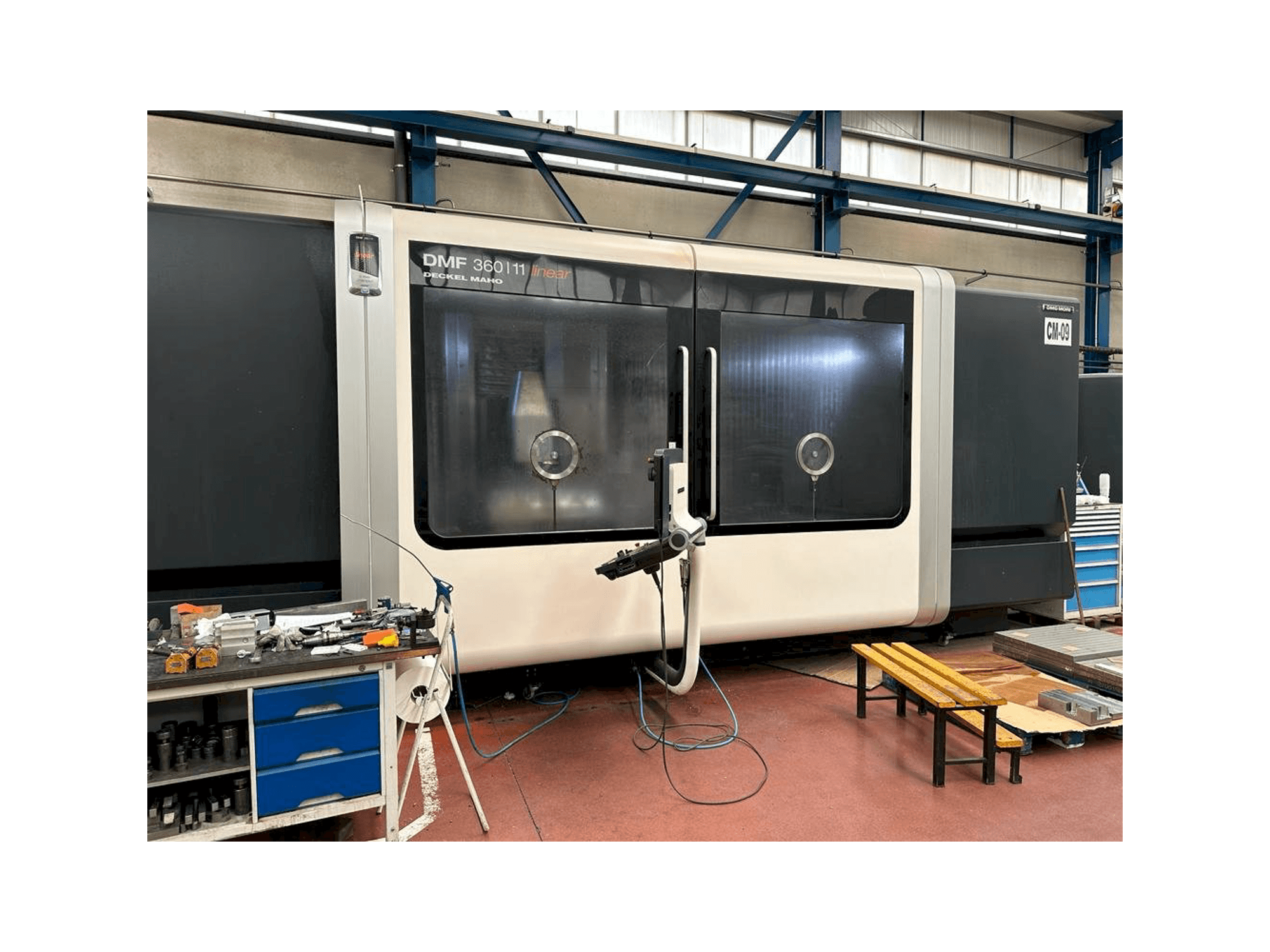 Front view of DECKEL MAHO DMF 360-11 machine