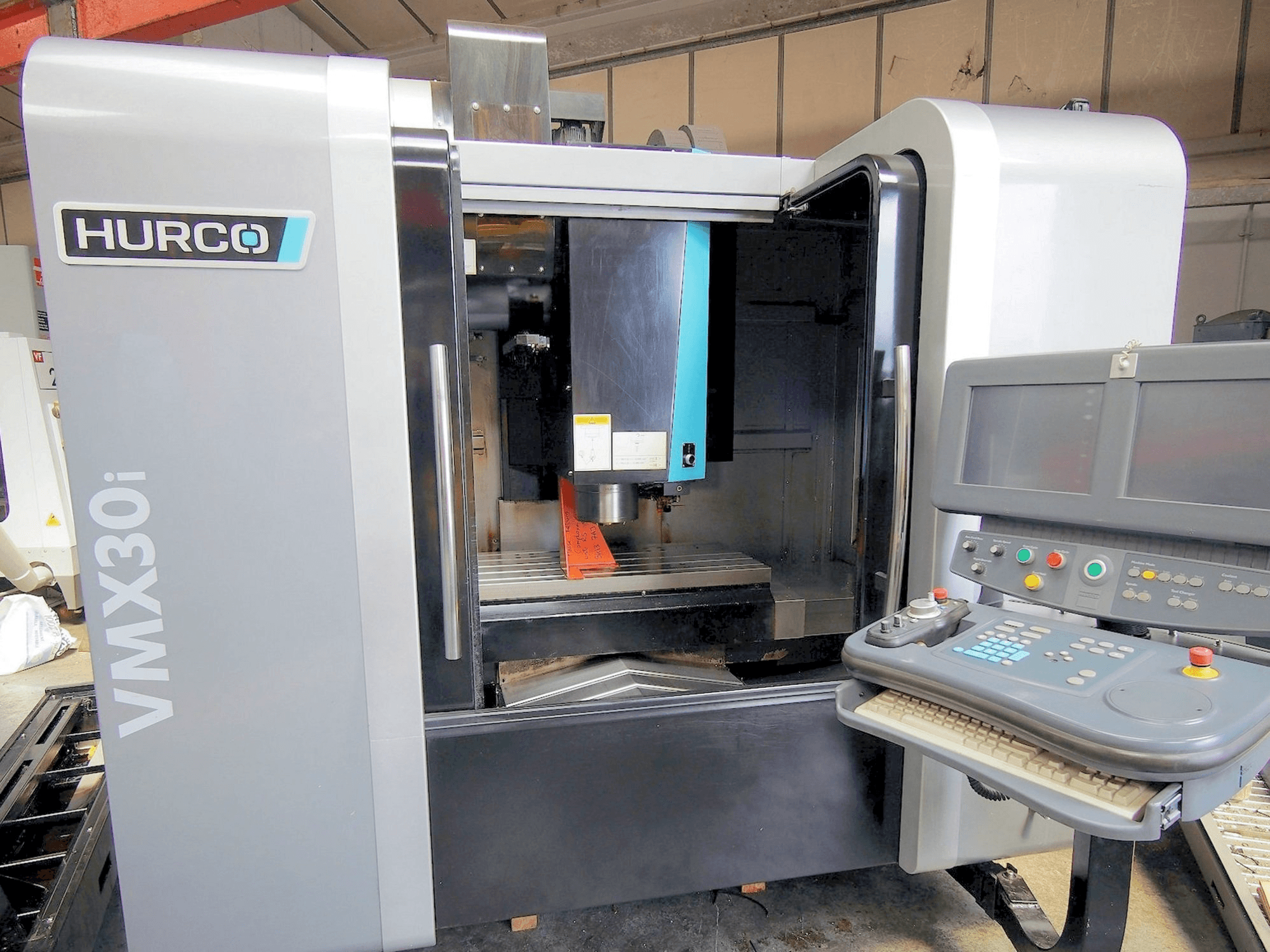 Front view of Hurco VMX 30i machine